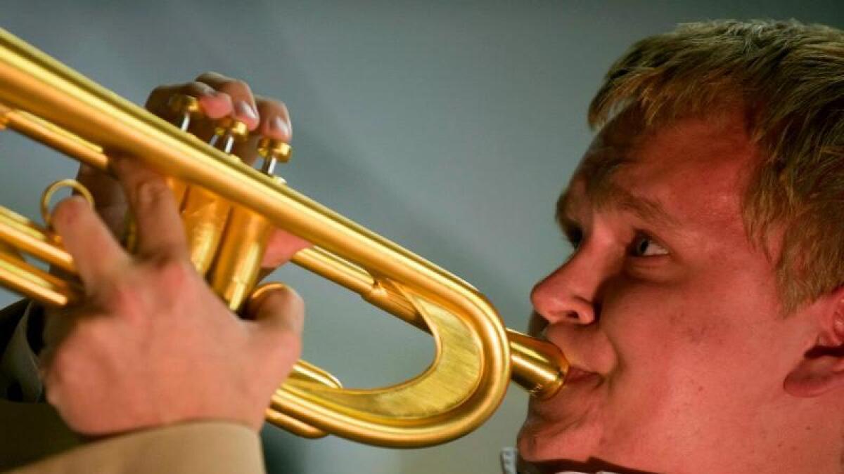 Hans Marius Andersen er eit av dei fremste trompettalenta i Europa, og har mellom anna helde konsertar både i Krakow, Berlin, New York. Sist gong han spelte på Oseana, var under Osfest 2016. (Pressefoto)