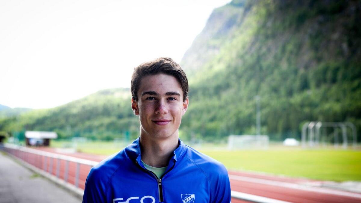 Sondre Juven (18) leverte sin nest beste 800-metertid under meisterskapen i Grosseto.