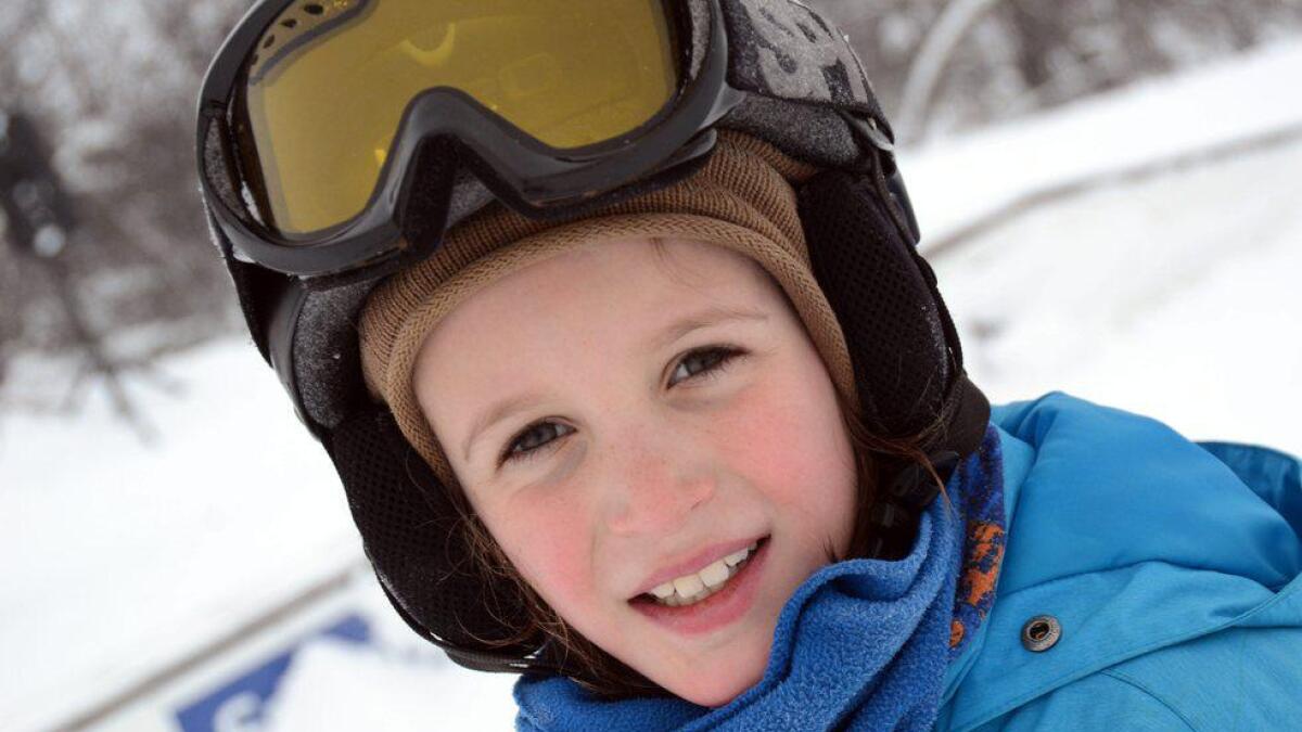 Sondre Sataøen (10 år) digger freeski. – Det beste er at ein kan gjere kva ein vil. Raile eller hoppe og kva triks ein vil. Eg starta med alpintrening, men så fekk eg twintip-ski.