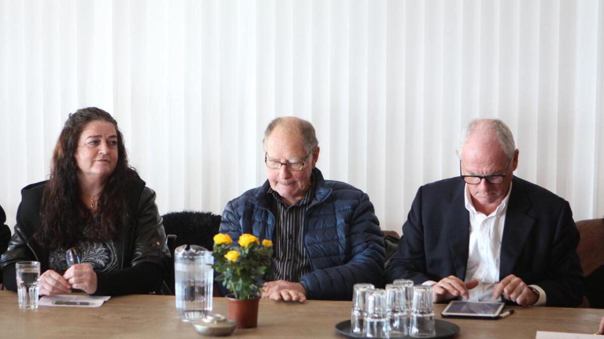 Margunn Samnøy, Hans Berge og Svein Lang frå Fusa Sp.