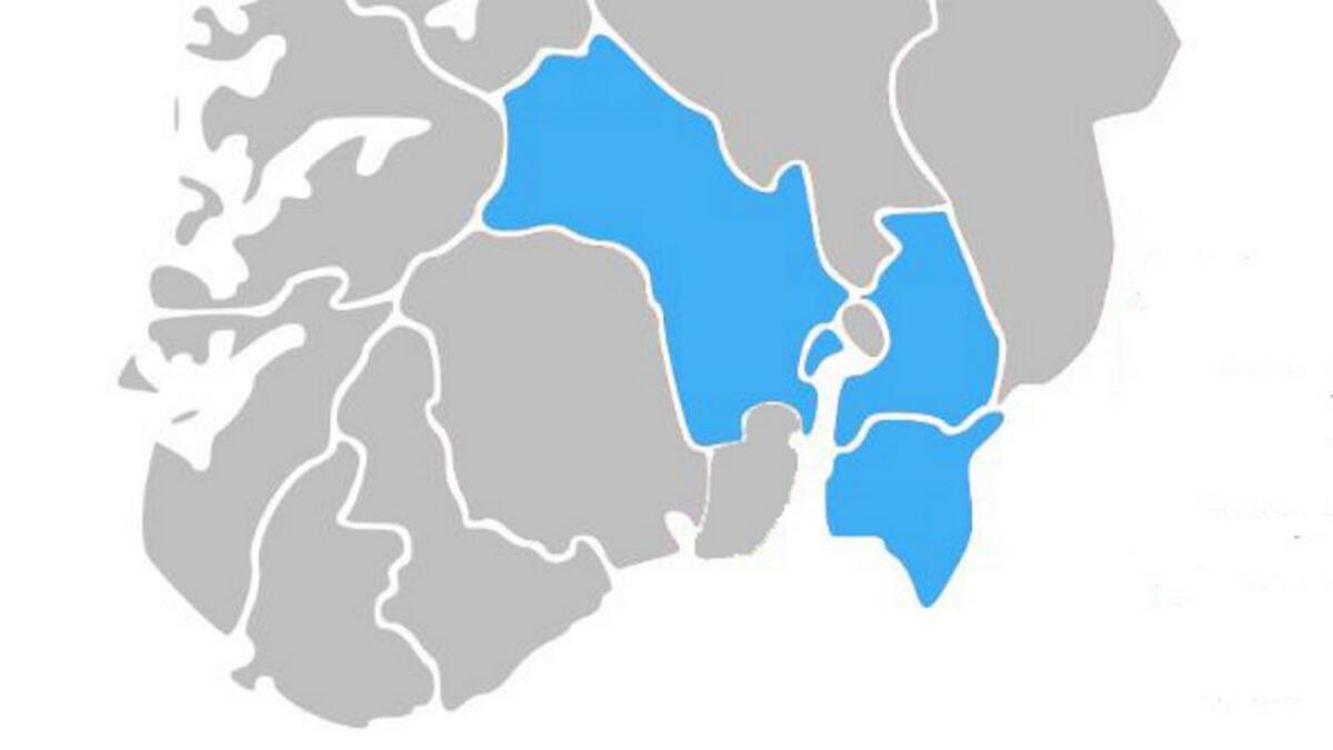 Det er langt frå Halden til Halnefjorden. Østfold har no lagt fram ideen å dele Viken i to regionar, ein vestleg og ein austleg del.