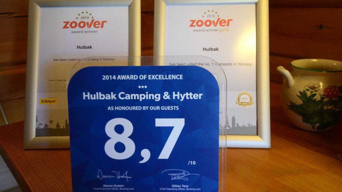 Gjestene set pris på Hulbak Camping & Hytter.