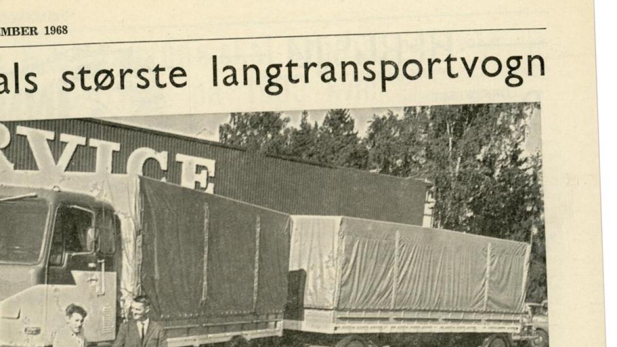 Sommaren 1968 skreiv Hallingdølen at Kjell Håkon Opheimshaugen henta ny doning til transportfirmaet som faren Knut K. Haugen dreiv.