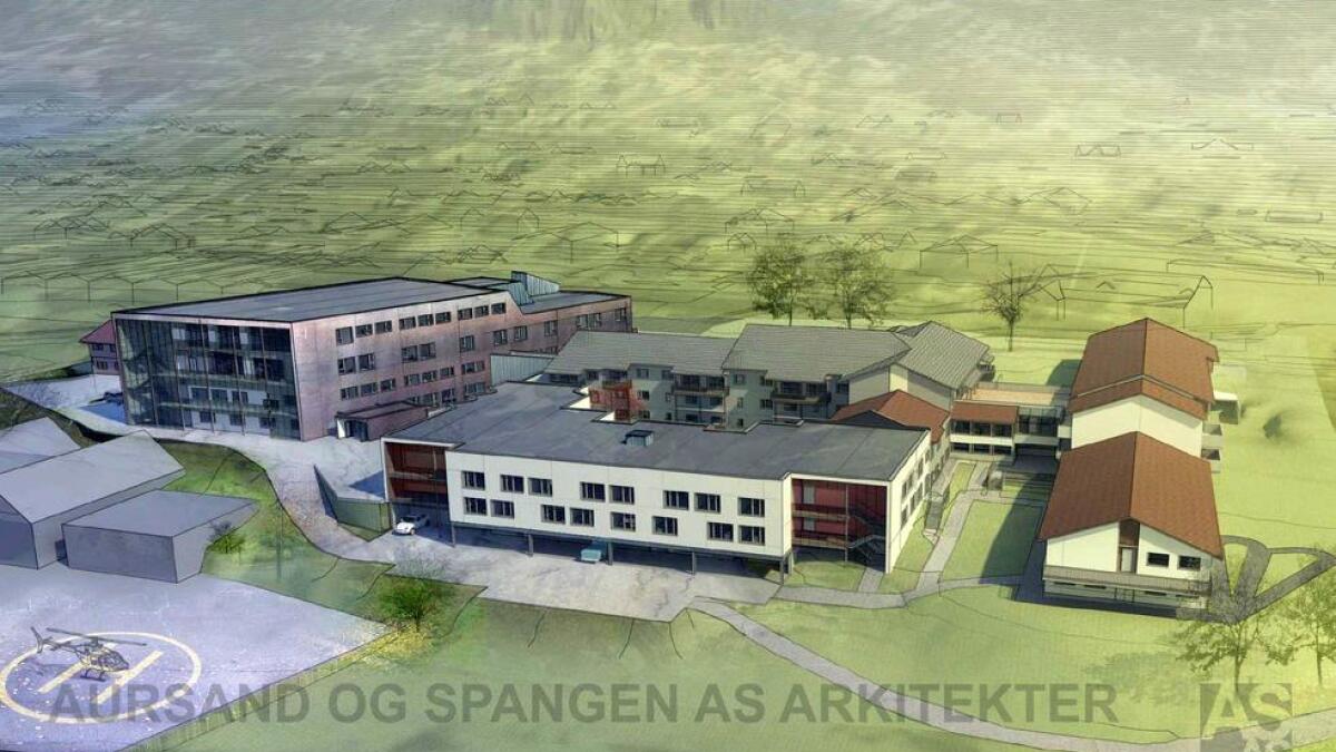 Arkitektfirmaet Aursand og Spangen trefte med sine kalkylar for Valdres lokalmedisinske senter. Det gjorde dei ikkje med Hallingdal sjukestugu.