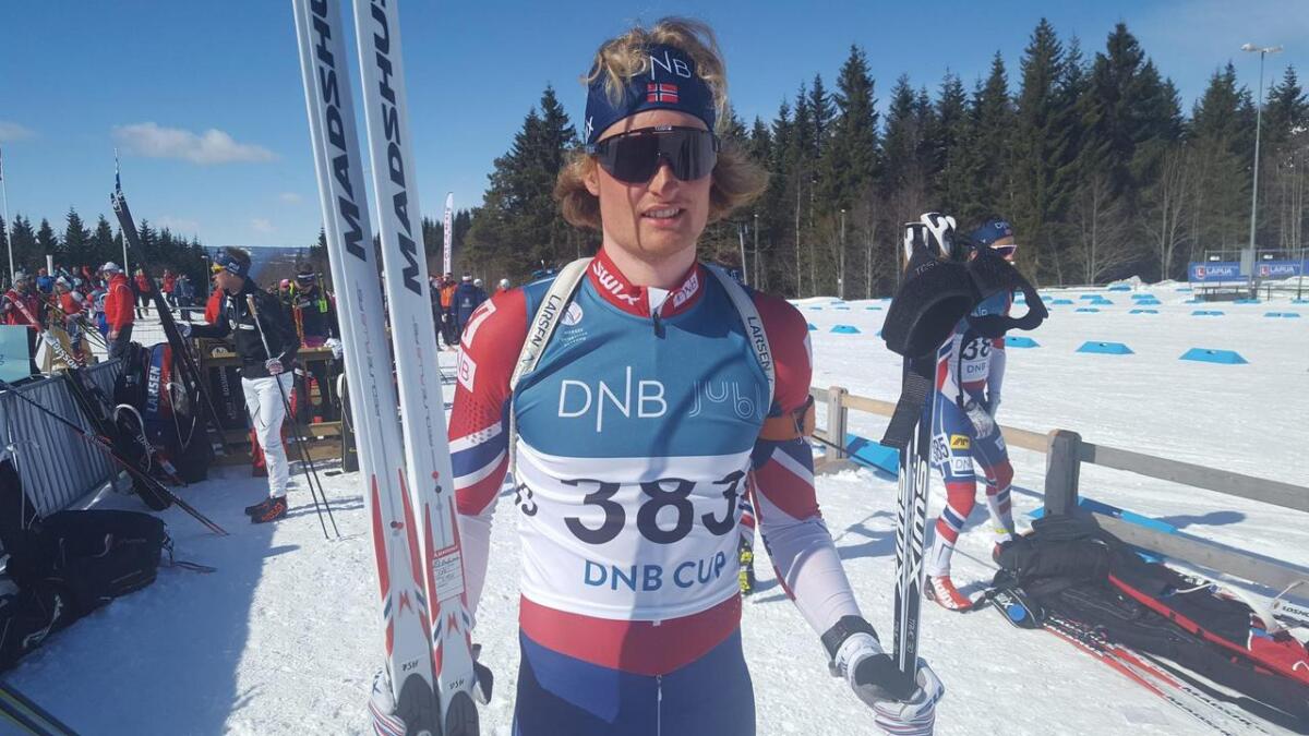 Aleksander Fjeld Andersen gjekk godt på Lillehammer, men det vart inga seniormedalje.