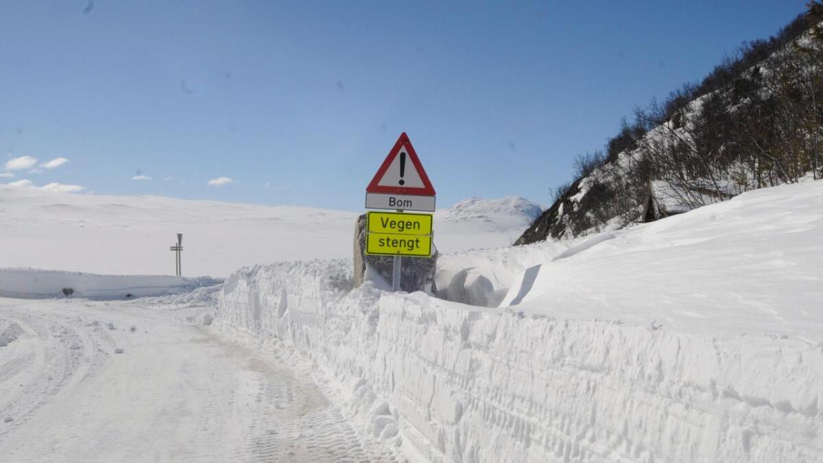 Vegen over Imingfjell blir stengt ved Sønstevassdammen i vinter i påvente av rulleringa av regionalplan for Hardangervidda.