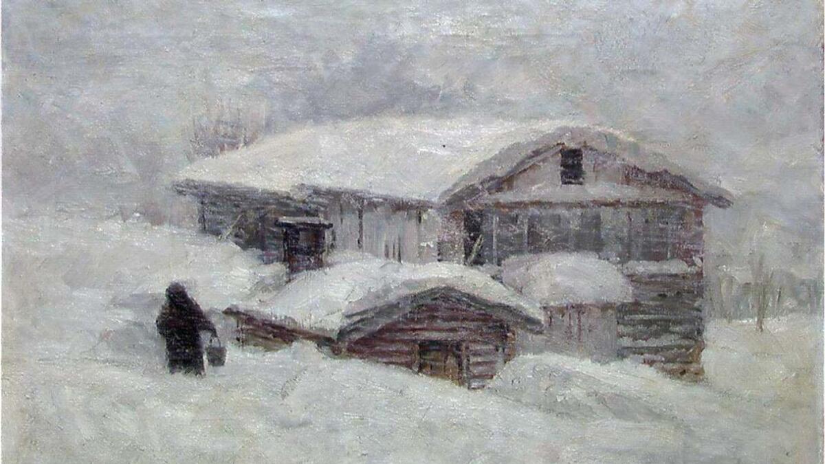 Vinter. Måleri 1894 ( Nasjonalmuseet).
