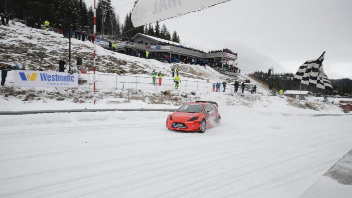 Sondre Evjen vann Rally X on Ice på Fuglehaugen i fjor. I år er han ute etter å kopiere sigeren.