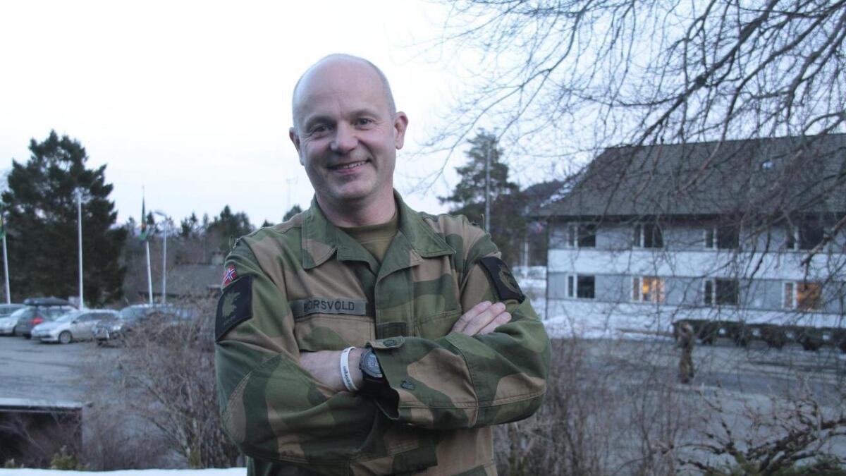 Heimevernssjef og kaptein Svein Korsvold har vore glad i Ulven leir sidan han var liten gut på Moberg.