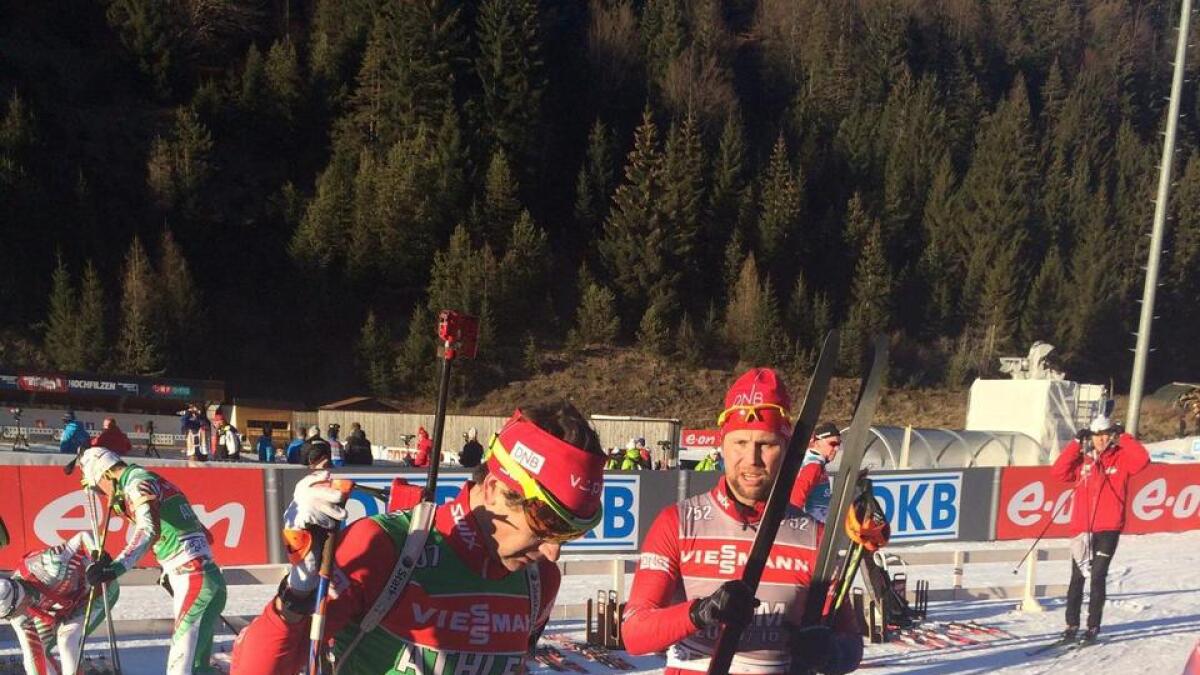 Kamerat og personleg skismørjar, Svein Ivar Moen, meiner Ole Einar Bjørndalen gjorde rett i å gi seg no. Biletet er frå skitesting i Hochfilzen i 2015.