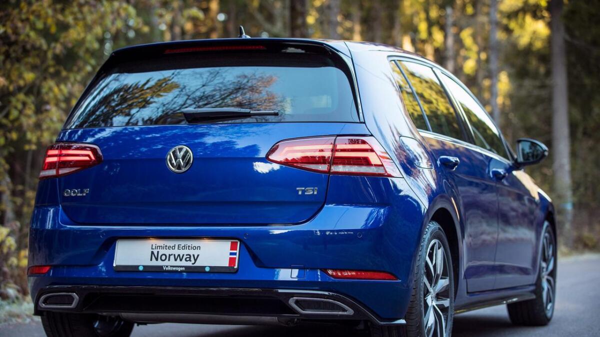Volkswagen markerer ein million bilar i Norge med ein spesialmodell av Golf.