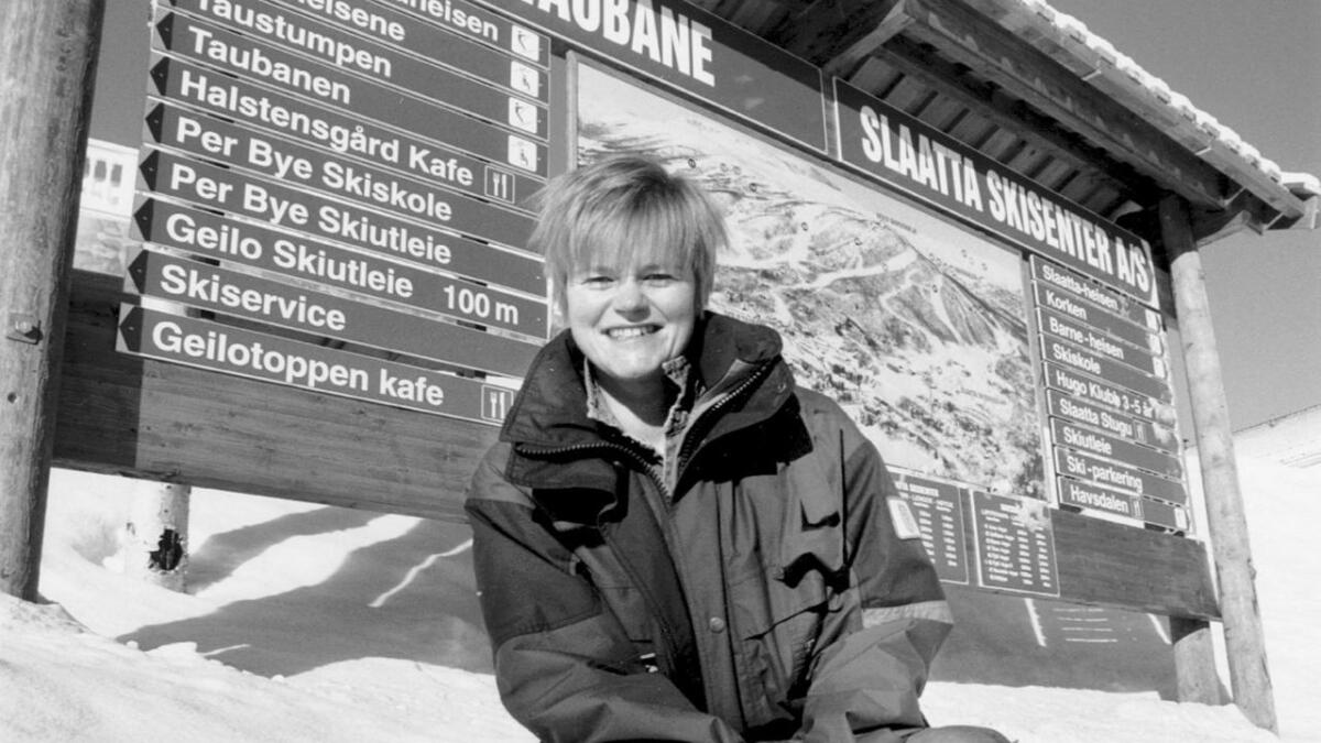 Birgit Haugen i 1997, då ho var turistsjef på Geilo og leiar for Geilo Skiheiser. (Arkiv).