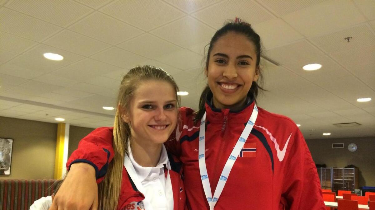 Selma Øen Li (18) og Valerie Ayala (19) er klare for VM i Taekwon-Do i april.