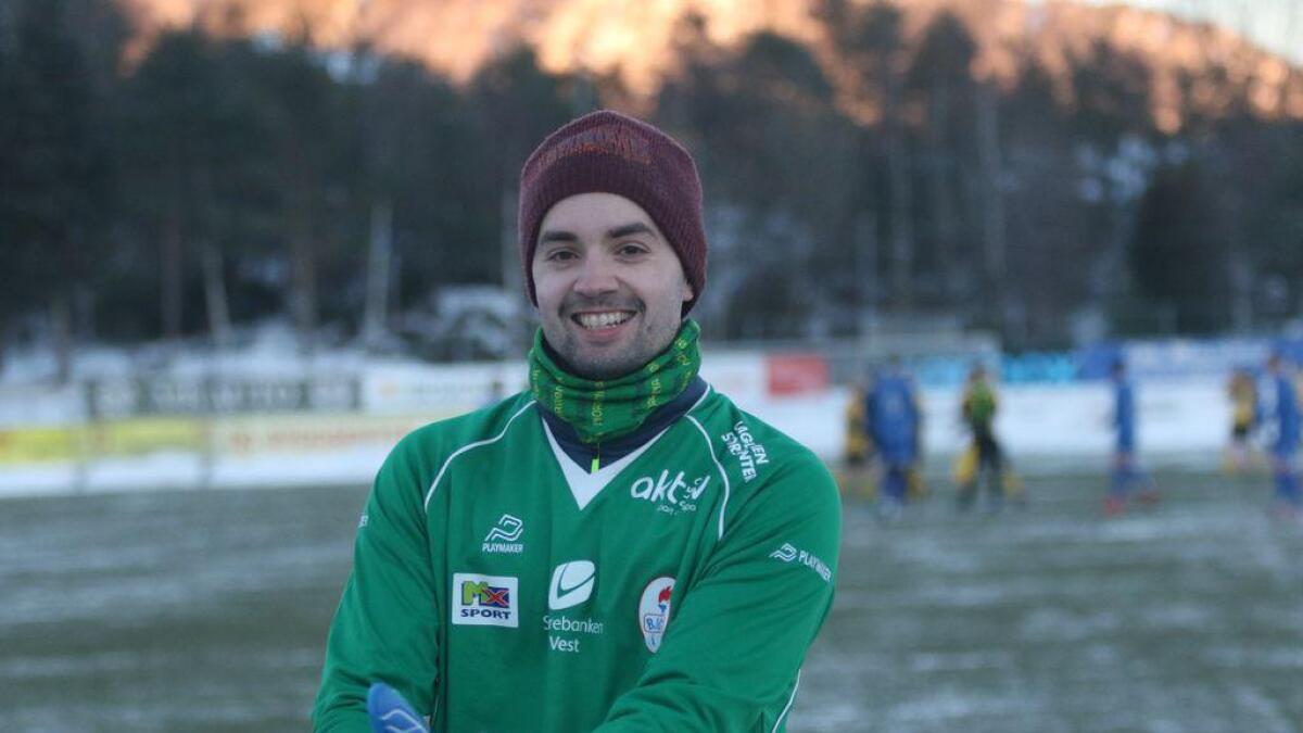 Tidlegare Brann- og  Løv-Ham-spelar Anders Fossen Lunde frå Os skal denne sesongen vakta buret for Bjarg.