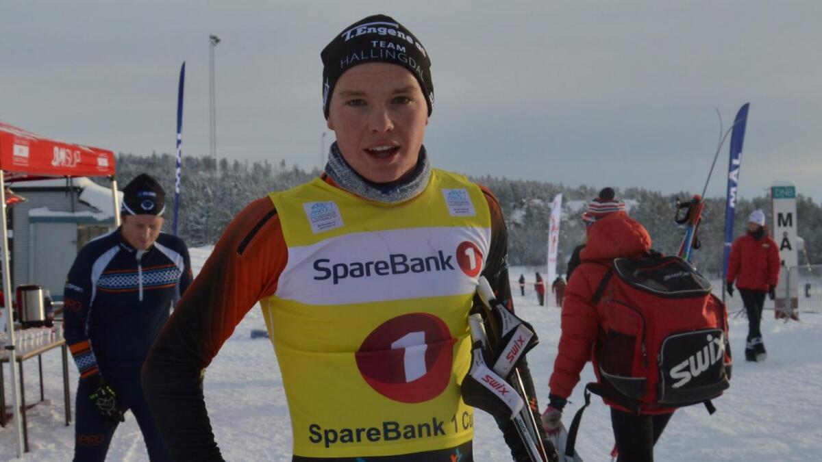 Ola Jordheim, Hemsedal (20) gjekk sitt beste skirenn som senior i norgescupen sundag.