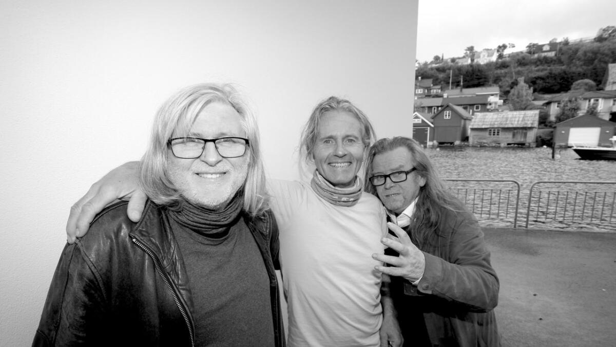Øyvind Hægland, Leif Østrem og Magne Lunde er alle stolt over å vera del av Os-bandet Waterwagon. Onsdag skal dei tre langhåra gråluggane på releasefest i lag med resten av gjengen i bandet. Konserten går på Madam Felle i Bergen.