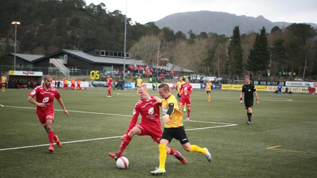 Os møtte Brann i cupen i 2015. I første runde i år er det ikkje Brann, men naboane Åsane som kjem til Kuventræ.