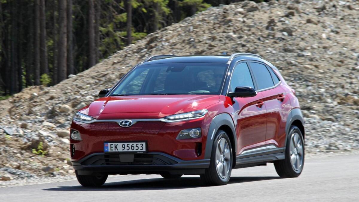 Hyundai nedjusterer rekkevidda på elbilen Kona.