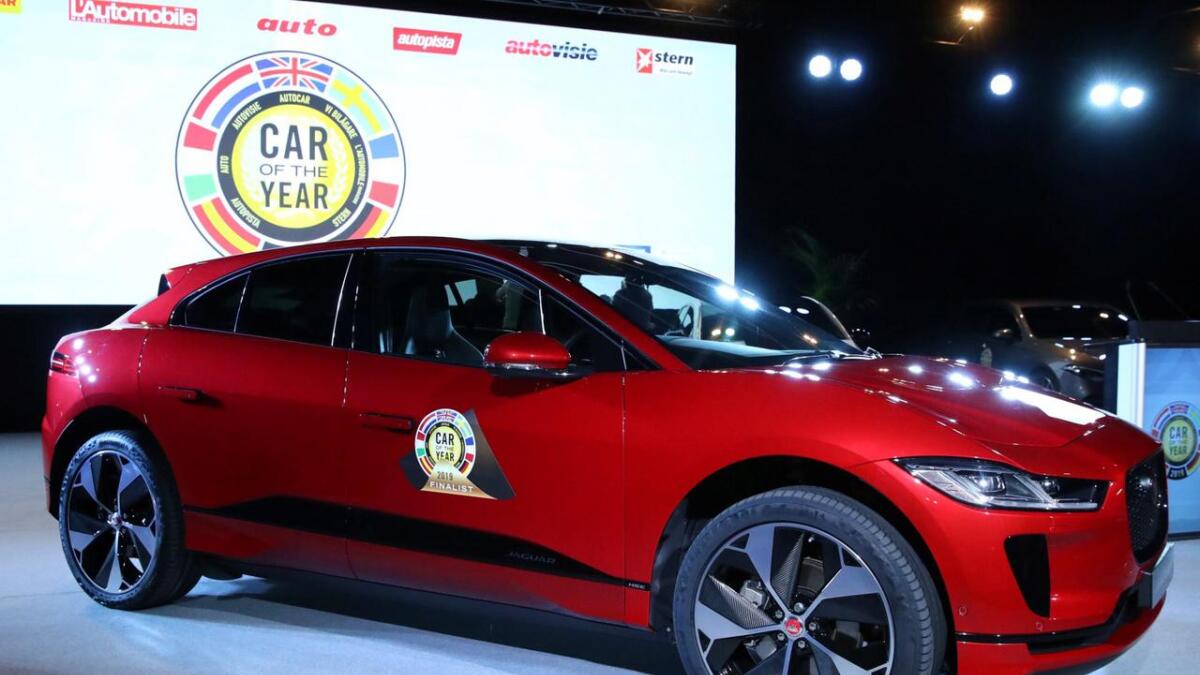 I-Pace vart "Årets bil", som første bilmodell nokosinne frå Jaguar.
