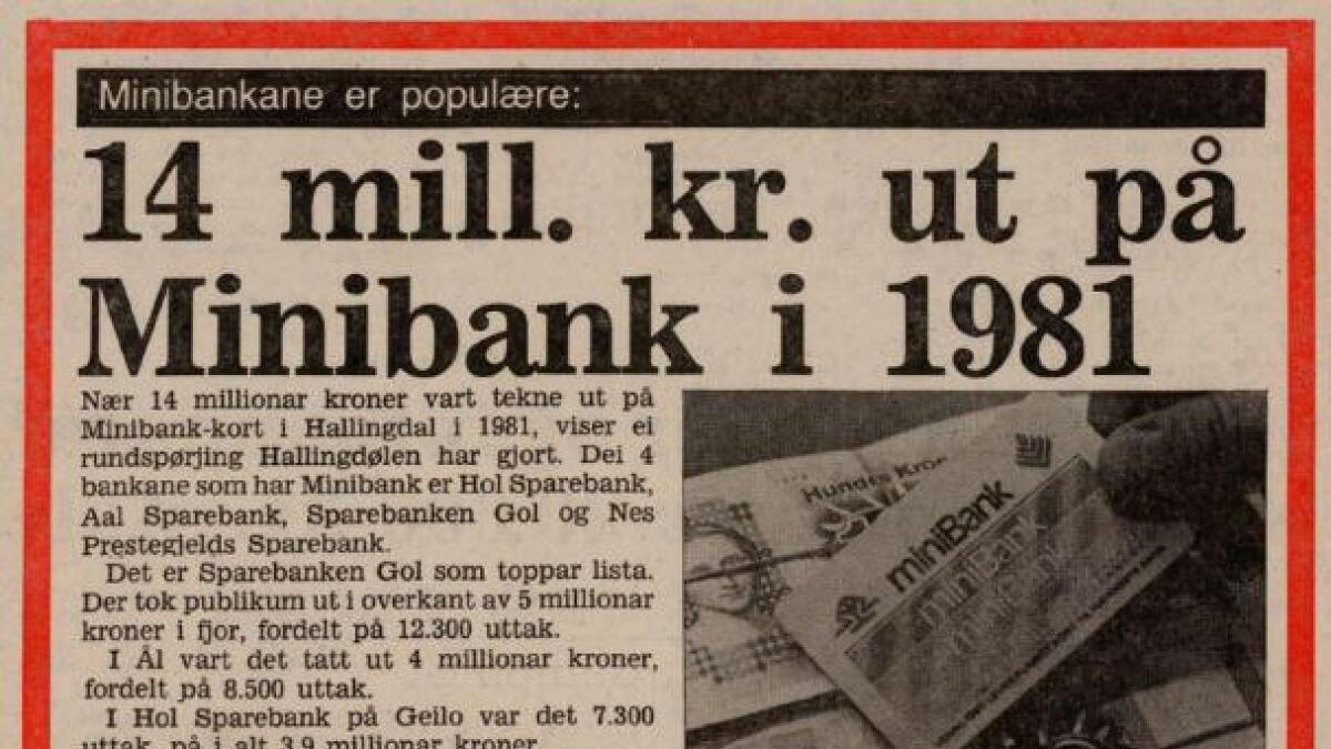 Hallingdølen 19. januar 1982.