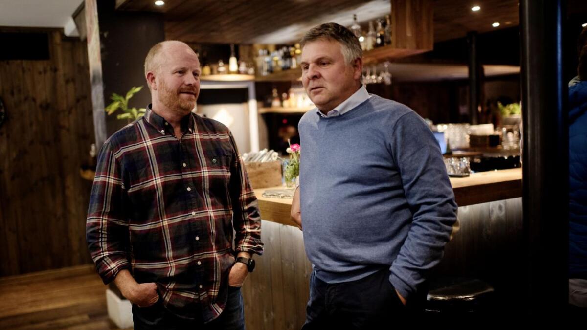 Pål Rørby (Sp) og Andreas Smith-Erichsen kjempar om ordførarklubba i Hemsedal.