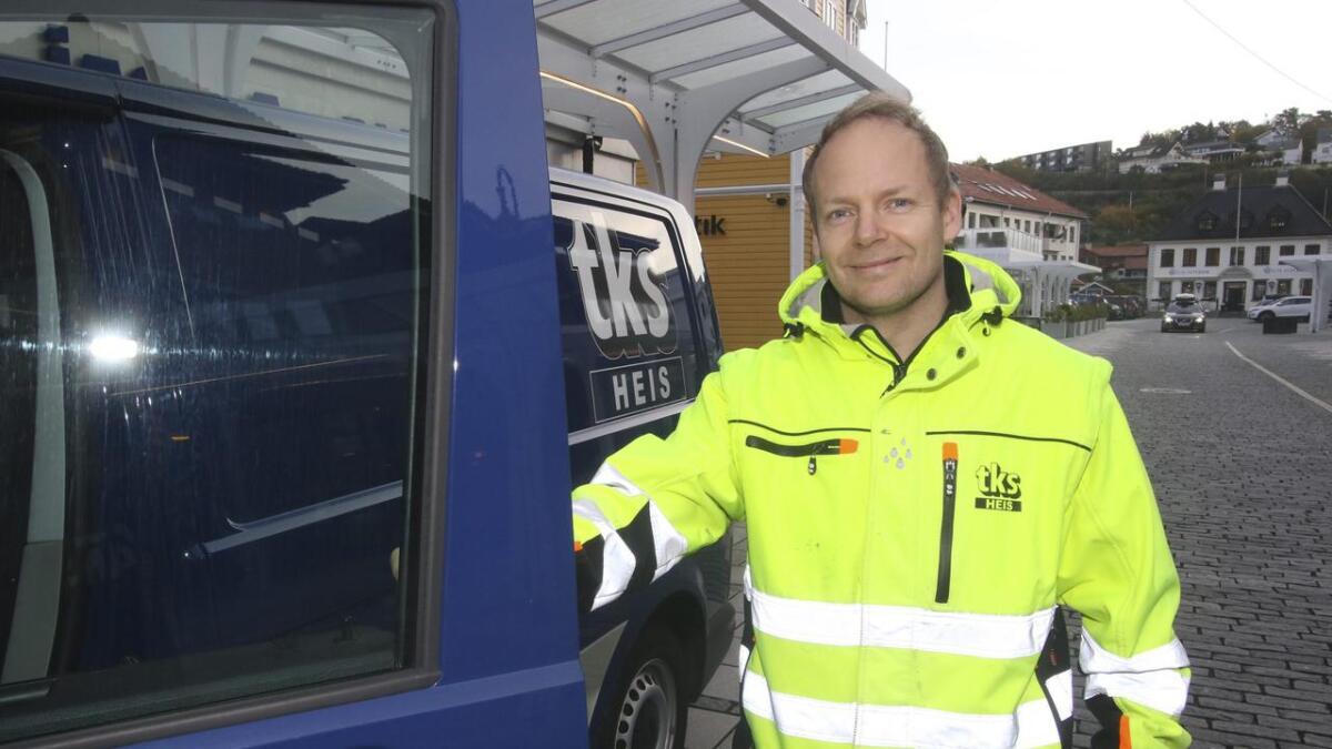 37 år gamle Dan Terje Rønning ønskjer å etablera ei eiga TKS Heis-avdeling i Os sentrum. Inntil vidare meiner han å ha kortast responstid i Os.