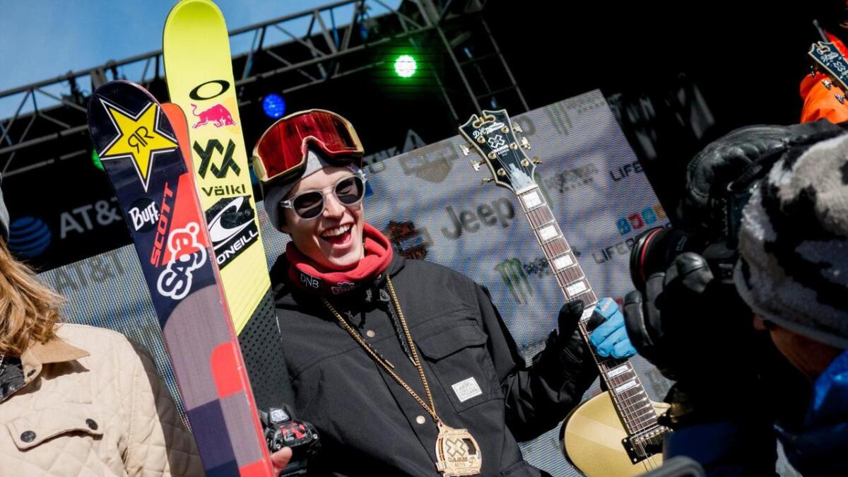 Øystein Bråten tok sitt fyrste slopestylegull i X-Games i Aspen sist vinter.