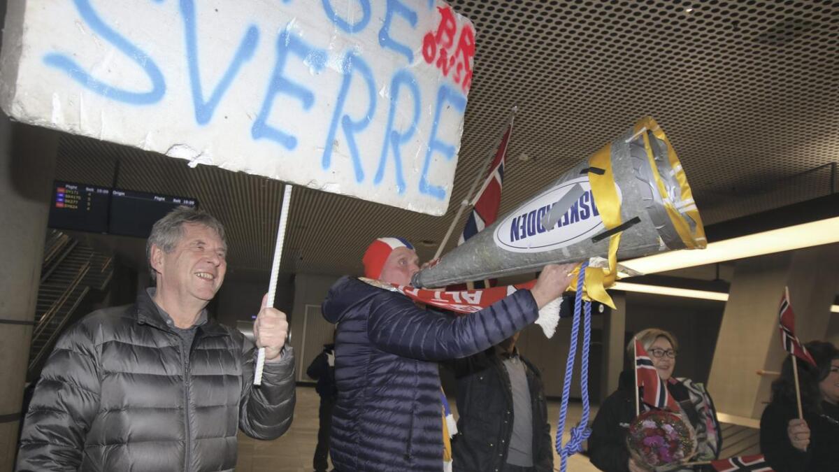 Sverre-supporterane var klare godt i førevegen.