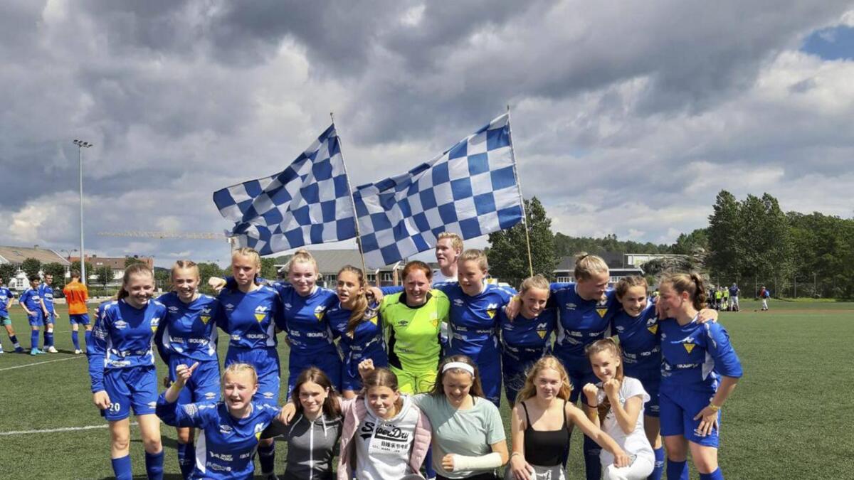 Nore Neset jenter 14 feira finalesigeren i B-sluttspelet i Sør Cup onsdag ettermiddag.