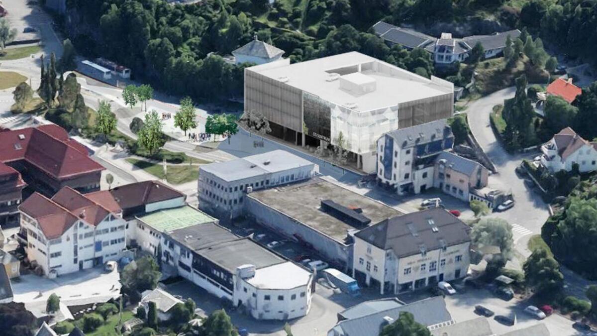 Nytt forslag til 5-etasjars-parkeringshus på Osøyro.