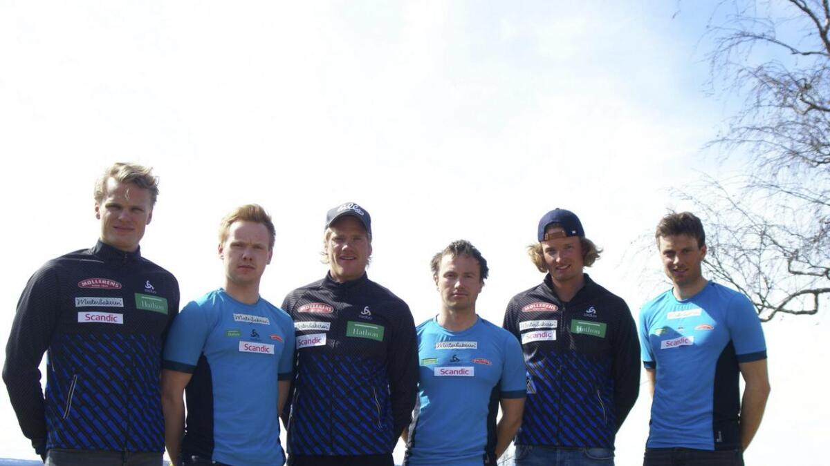 Det nye «Team Mesterbakeren»-laget. Fra venstre - Fredrik Mack Rørvik, Martin Femsteinevik, Tore Leren, Håvard Gutubø Bogetveit, Alexander Fjeld Andersen og Emil Nyeng.