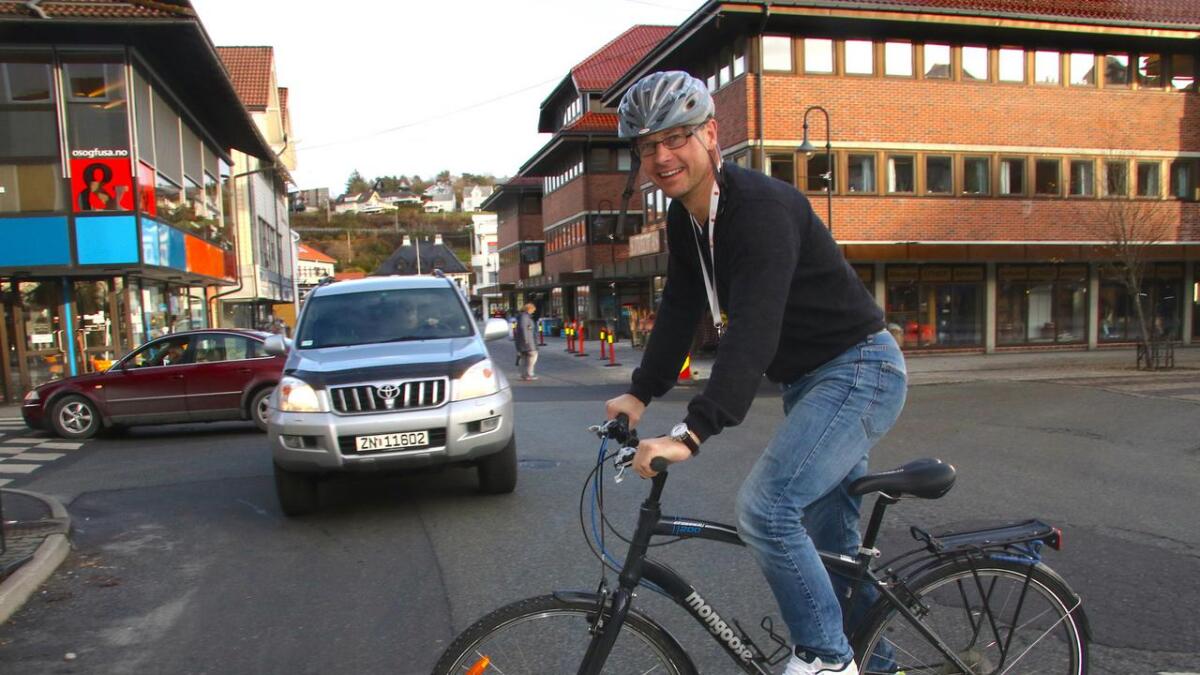 Arne Richard Stadaas er sjølv sykkelfantast, og håpar av heile sitt hjarte at Os kommune får på plass planane som etter kvart gjer bygda til ein sykkelby.