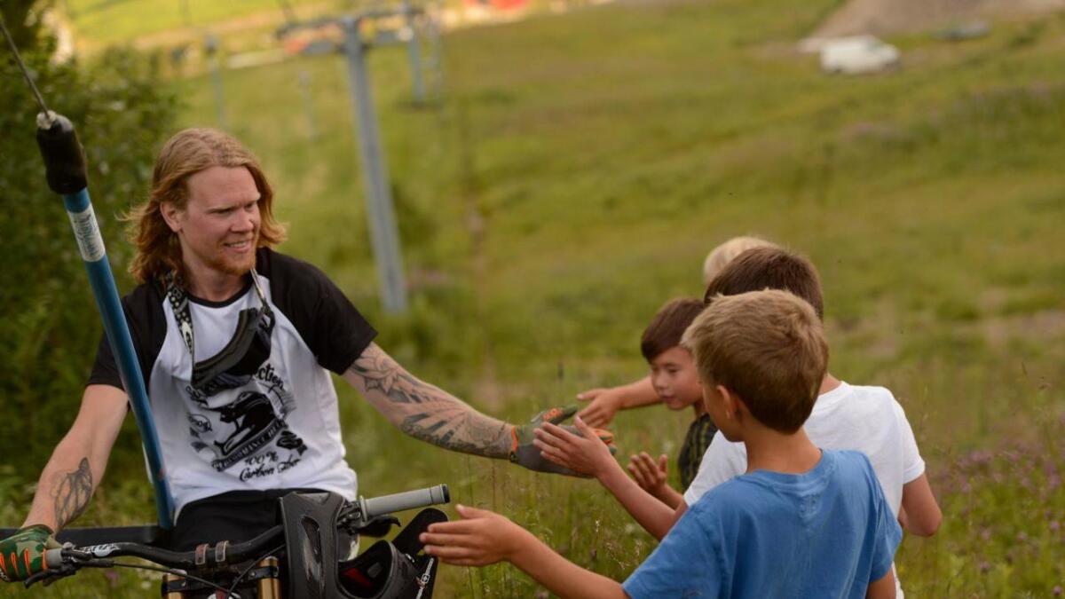 Makken er ein av fleire sykkelkjendisar som har oppdaga festivalen i Votndalen.