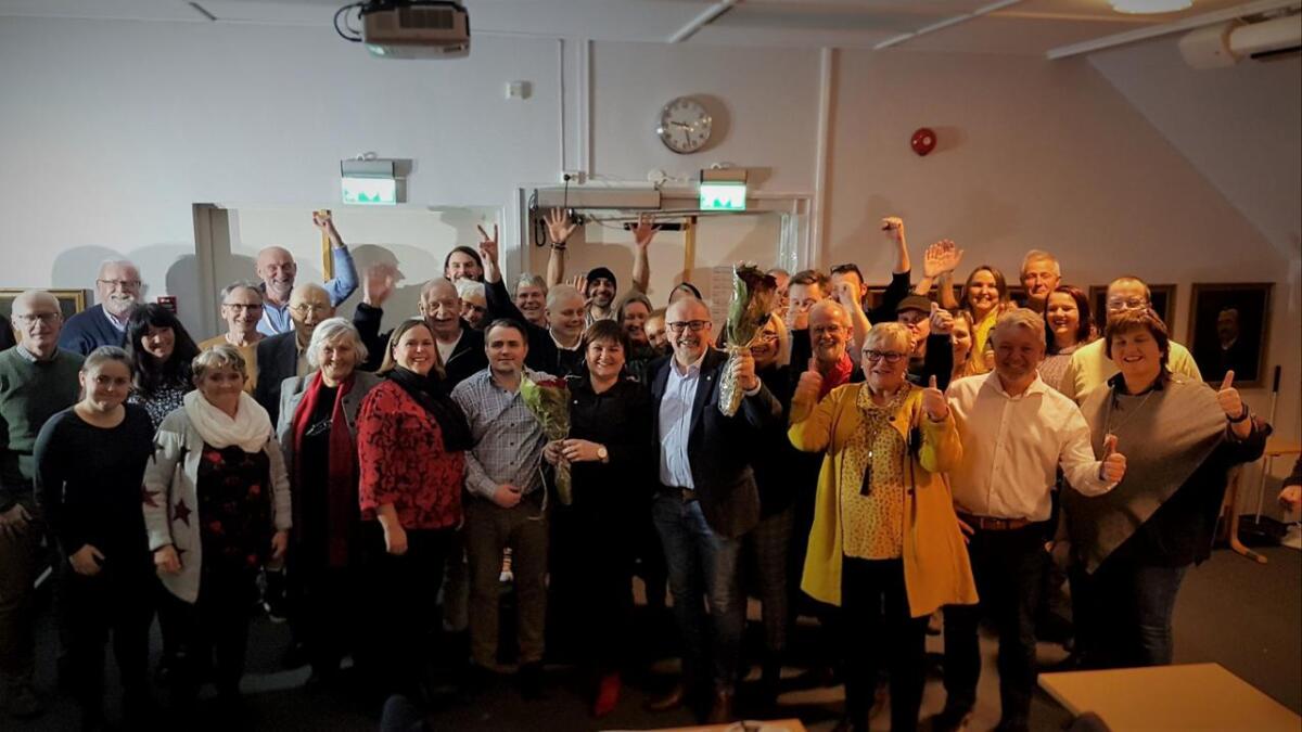 God stemning på nominasjonsmøte til Bjørnafjorden Arbeidarparti torsdag.