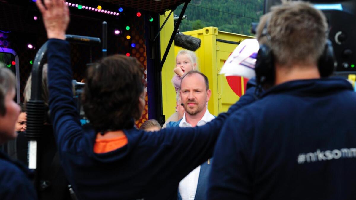 Kees Oscar Ekeli frå Bjørneparken gjer seg klar for TV skjermen.