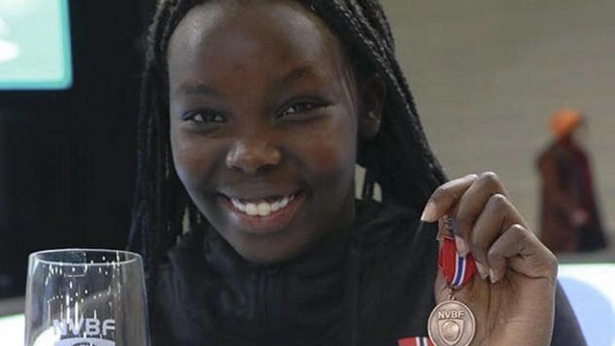 Terian Kaelo fekk både pris og medalje under regions-NM i Oslo.