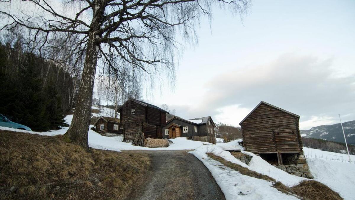 Geologar har vurdert skredfaren i Liagardane i Ål og politiet har bestemt at dette huset i nedre del av Liagardane blir evakuert natt til torsdag.