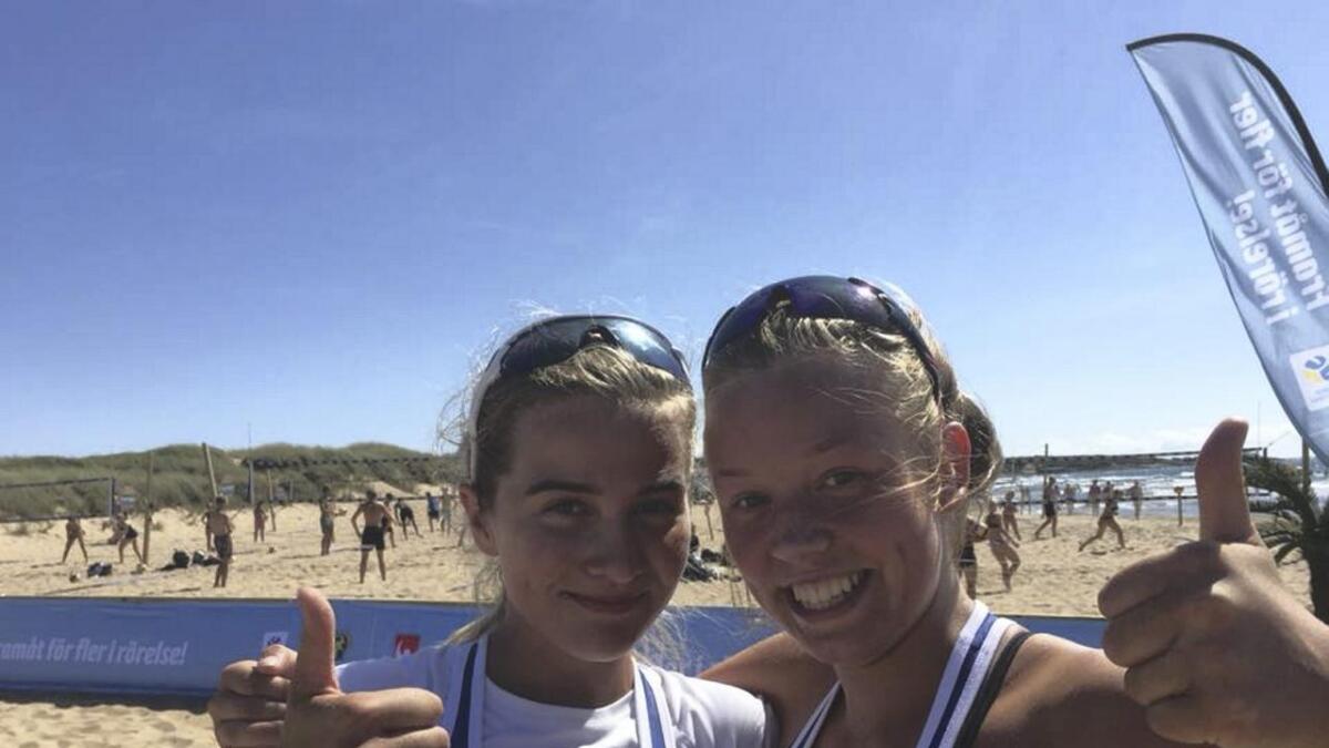 Birgitte Maaseide og Maria Åsmul fekk berre éin treningsøkt saman før turneringa. Det var alt dei trengte for å spela seg til gull i NEVZA Beach U17 i Sverige.