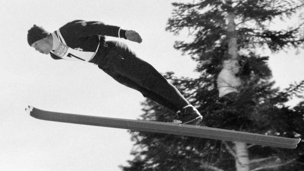 Ole Tom Nord hoppar i Squaw Valley i 1960.
