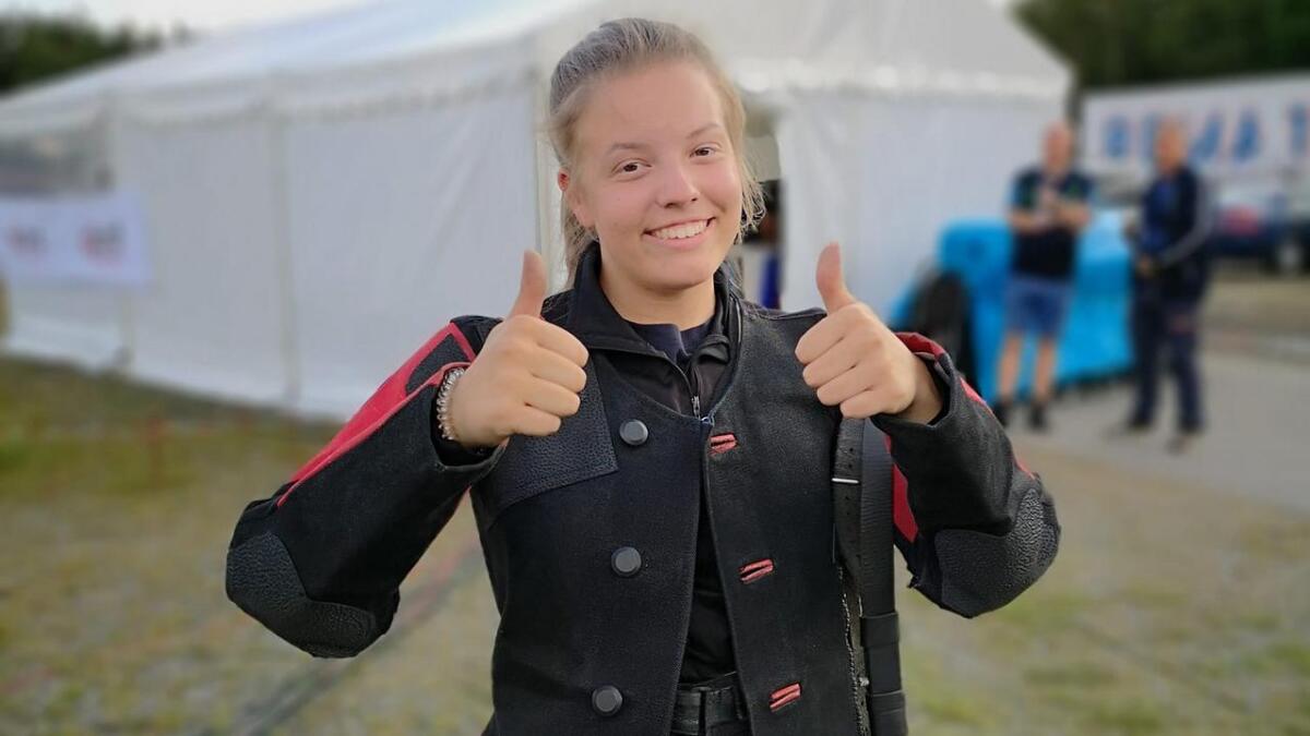 Amalie Evensen (19 kan jubla for medalje.
