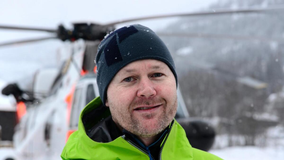 Sven Christjar Skaiaa er til dagleg lege på redningshelikopteret Sea King på 330 skvadronen på Rygge.
