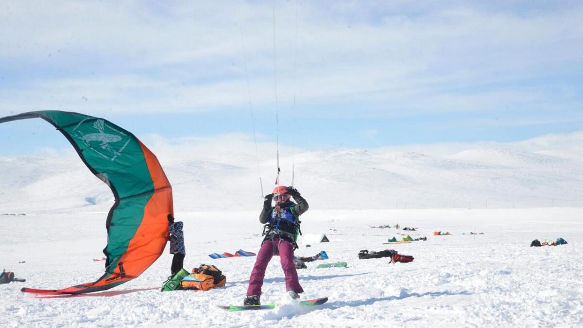 Red Bull Ragnarok er verdas største kitekonkurranse på snø.