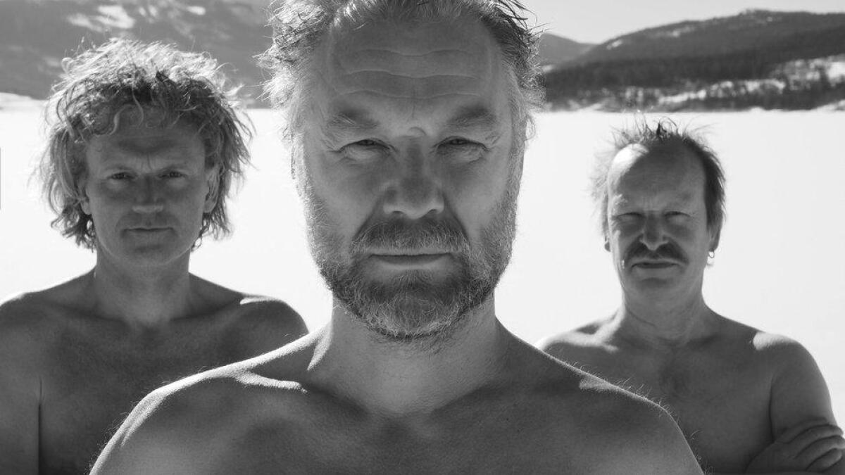 Terje Isungset, Mats Edén og Jonas Simonsson utgjer Groupa, her fotografert ved Krøderen av Knut Bry.