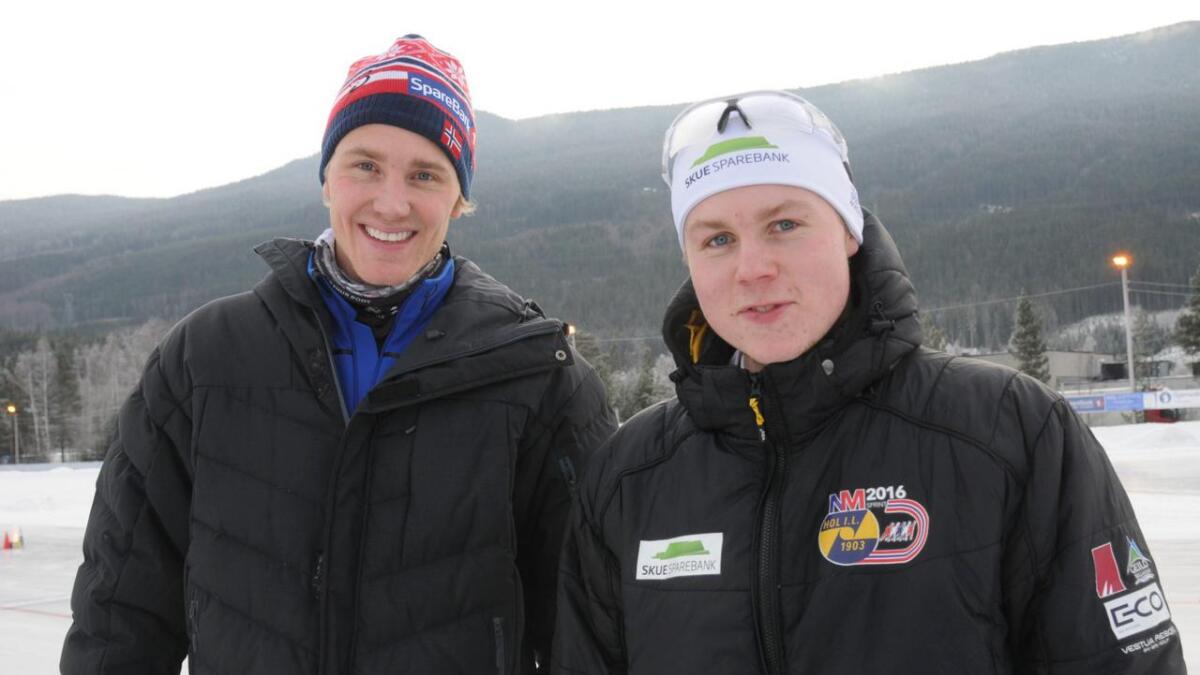 Christoffer F. Rukke og Kristian S. Reinton er to av utøvarane på det nye laget Team Buskerud.