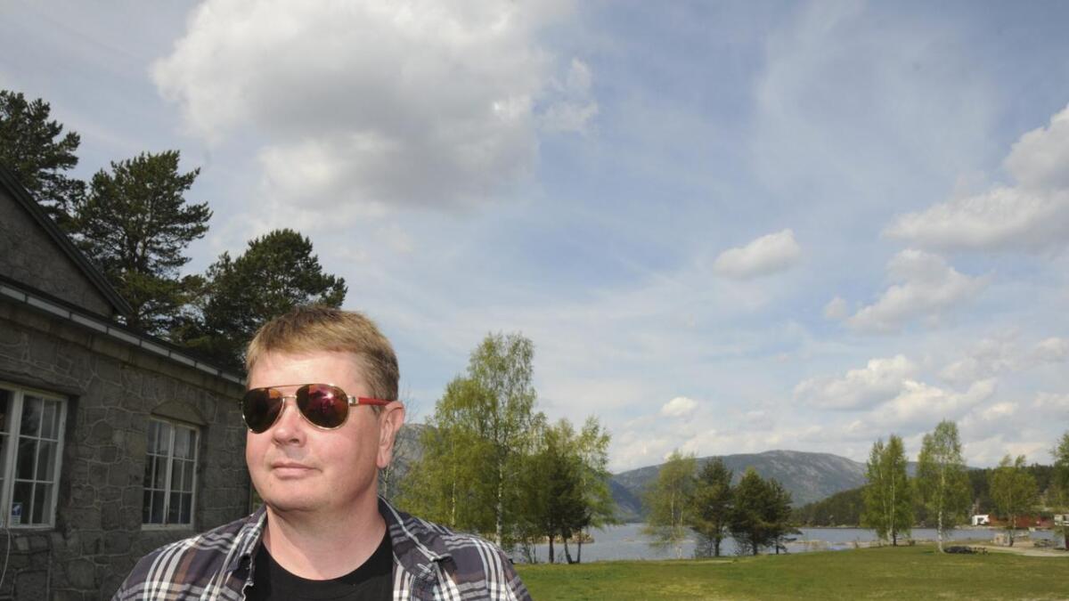 Jørgen Solberg er klar for den 17. festivalen i heimbygda. Han trur på rekordfestival. 	arkiv