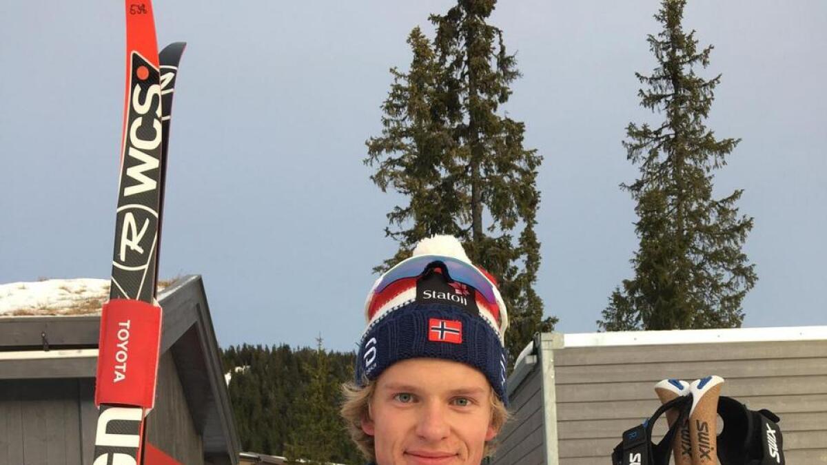 Filip Fjeld Andersen tok ein sterk tredjeplass under VM-mønstringa for juniorane i helga.