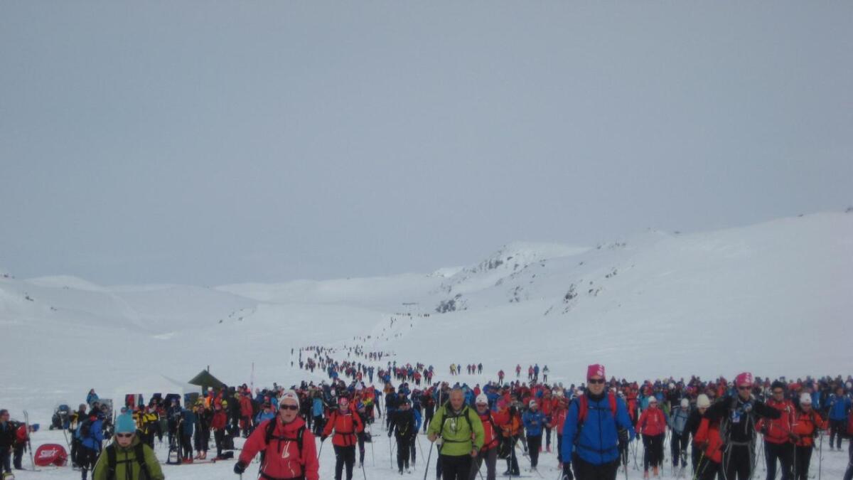 Turen frå Finse til Ustaoset kan bli vindfull for dei 12.000 som skal gå rennet.