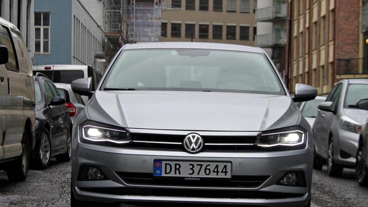 Den nye Poloen har ein front ein kjenner att frå fleire andre Volkswagen-modellar.