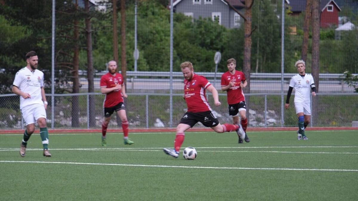 Kristian Reitan Thorvaldsen sette 1–0 til Seljord. 			            ARKIV