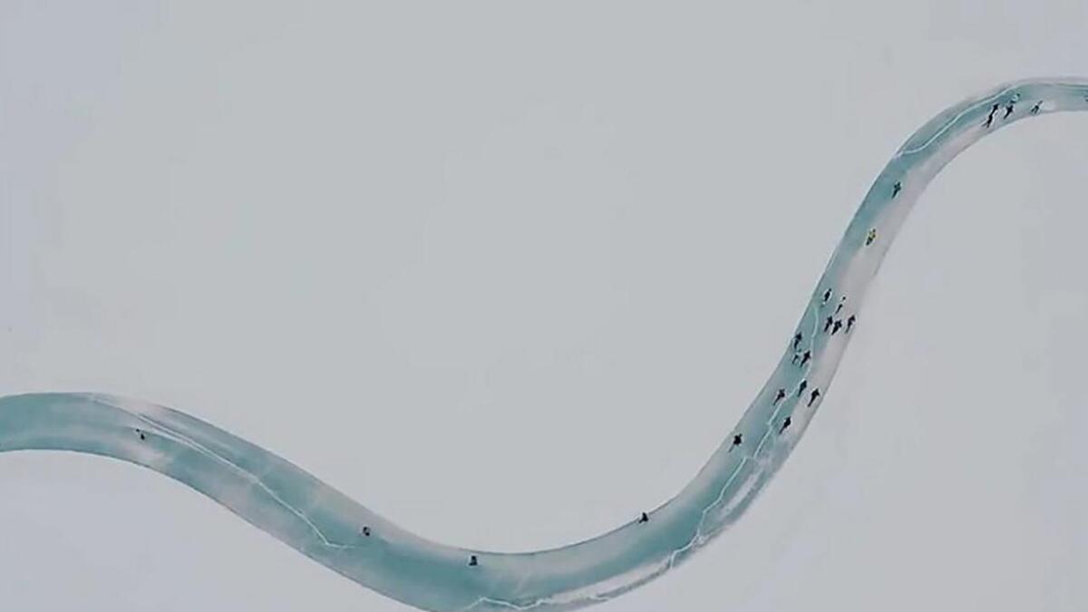 Icebug Frozen Lake Marathon blir det flataste maratonet nokon gong. For fyrste gong på is.